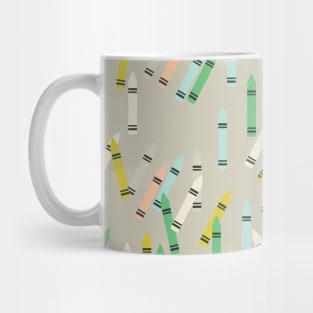 Cute Crayons Pattern Mug